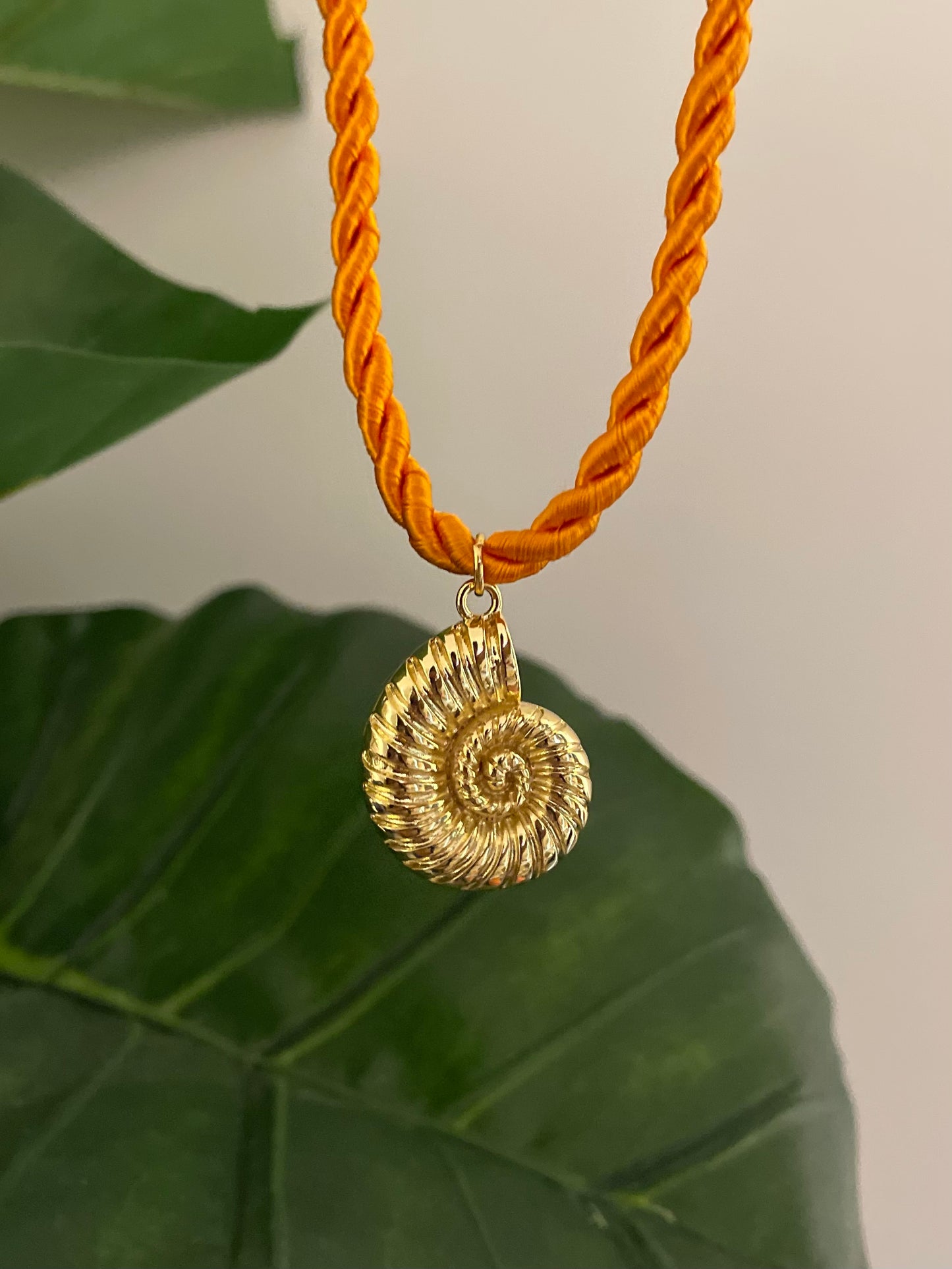 Snail necklace